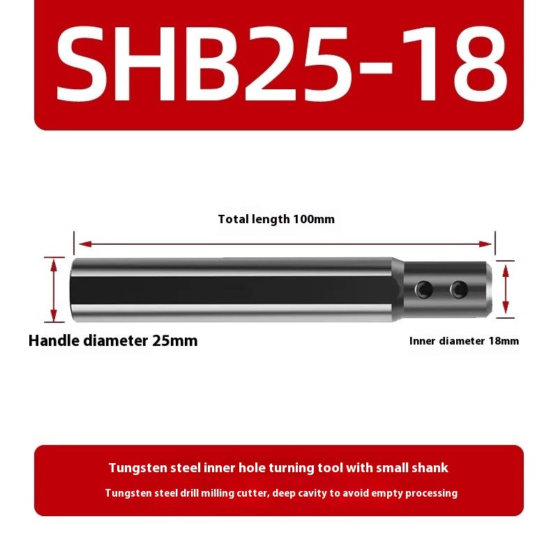 2089- CNC Lathe Small Hole Tool Sleeve SHB-25 - Small Diameter Tool Holder Inner Hole Jacket Round Handle Shandong Denso Pricision Tools Co.,Ltd.